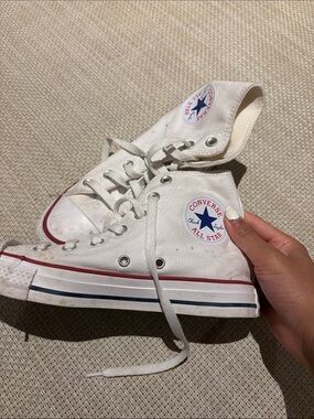 White Converse Platform Shoes